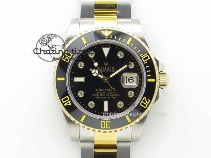MiroTime 0214 Popular Andrea Pirlo Project Skeleton Submariner YG VRF Best Edition on YG Bracelet SA 2981
